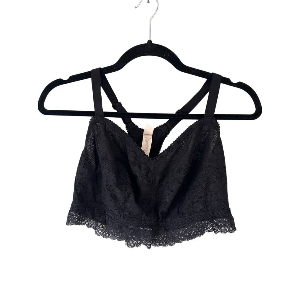 Bare by Bare Necessities Black Racerback Bra XL